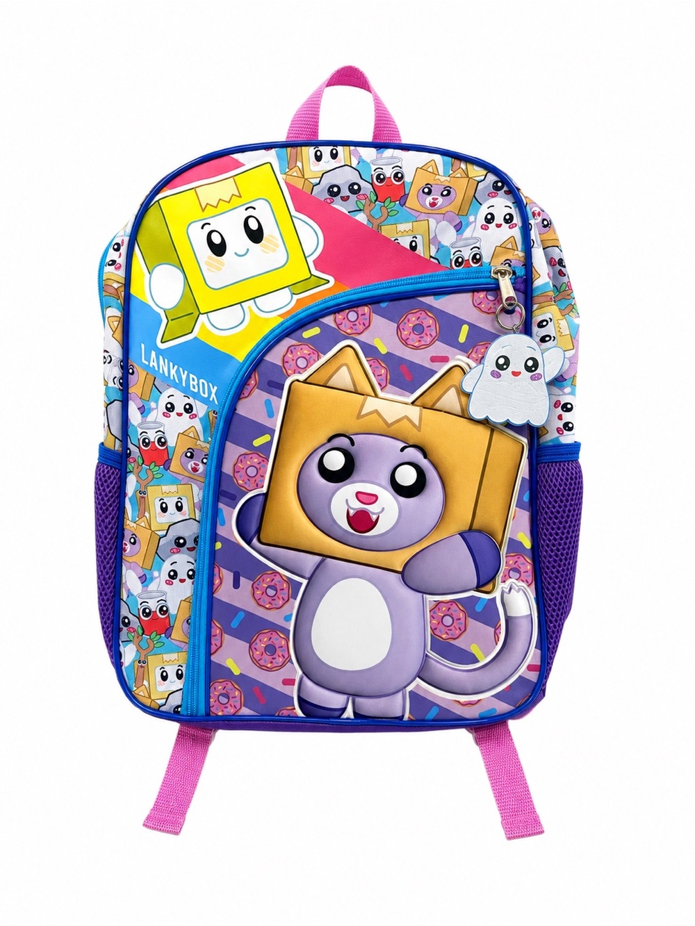 Lankybox Kids Purple Cartoon Gold Star Collection Backpack